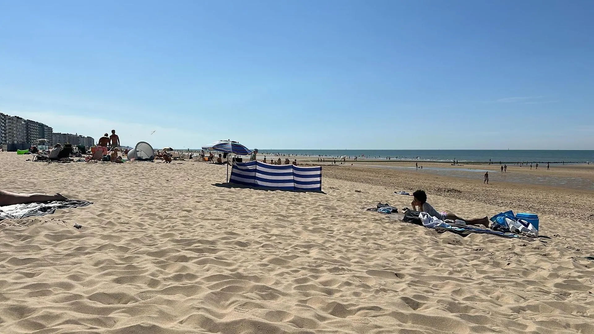 Oostende Studio Royal Ascot Q7 Met Terras En Zeezicht Op Toplocatie بلجيكا